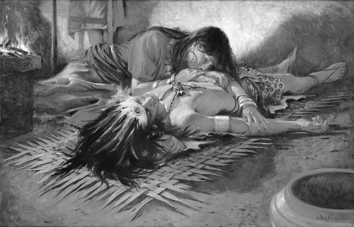 King Lamoni and his Wife